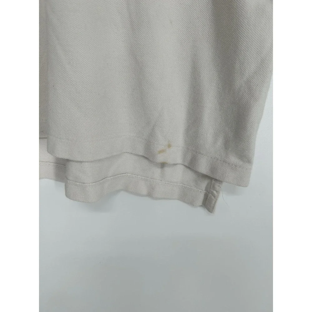Polo Ralph Lauren Polo Shirt Mens XL Orange White Ombre Gradient Short Sleeve
